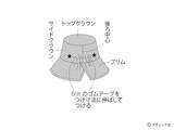 「「パステルピンクのクローシュ」の作り方」の画像7