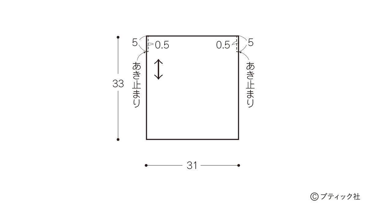 スタンダードリネンの「きんちゃく」の作り方