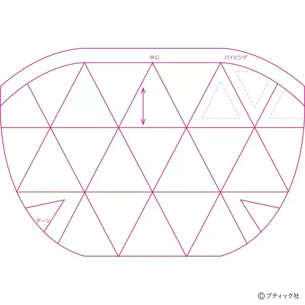 「「好きな布がギュウギュウ詰めポーチ」の作り方」の画像