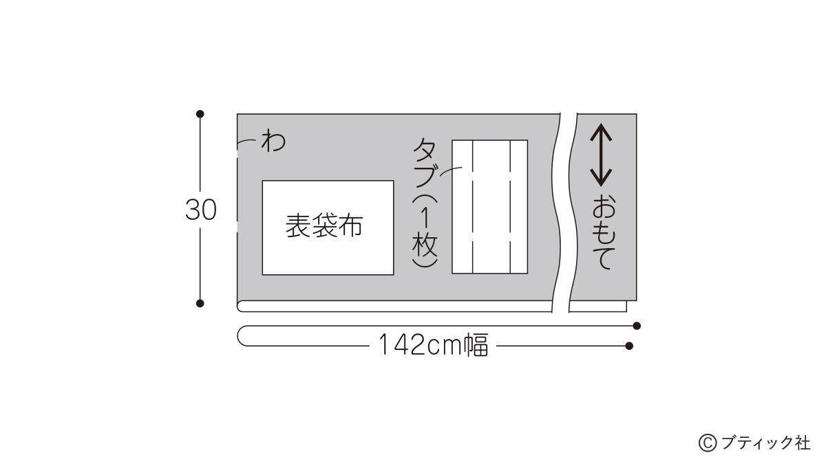 「ハートキルトリボンポーチ」の作り方