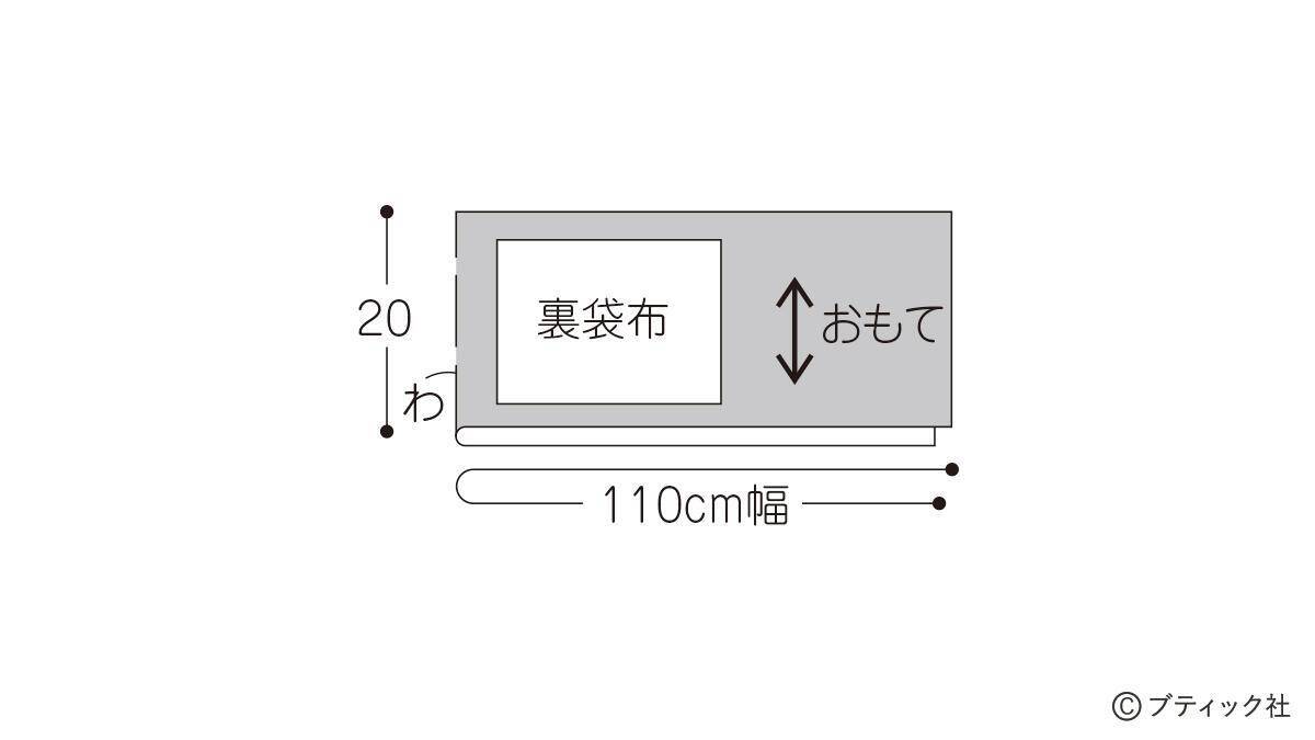 「ハートキルトリボンポーチ」の作り方