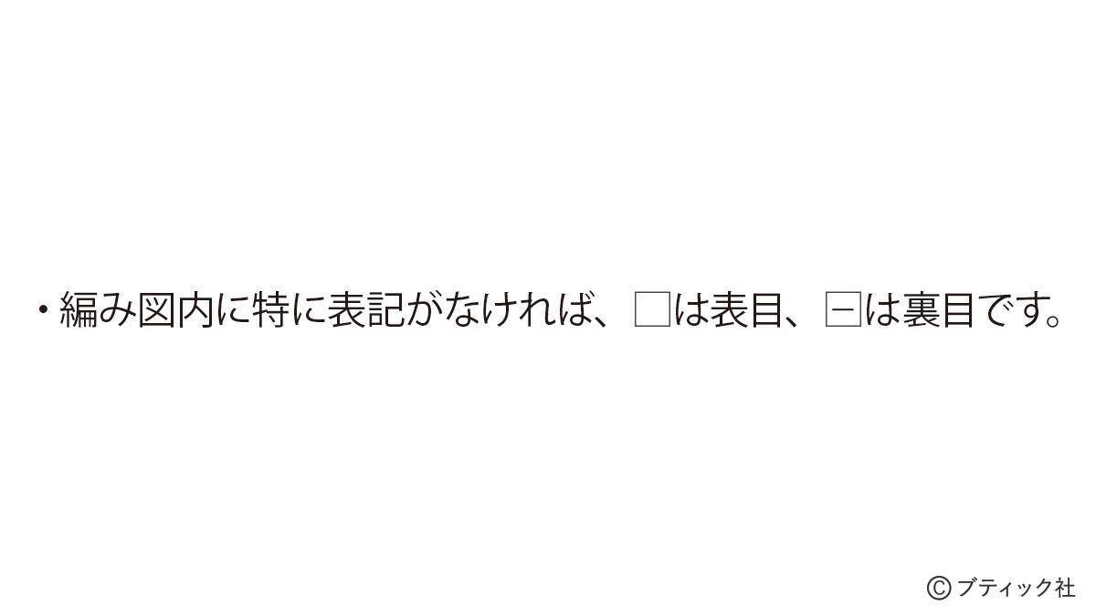 編み込み模様のパターン「ポップコーン（青）」の編み方