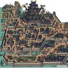 迷路「江戸城」で遊ぼう！