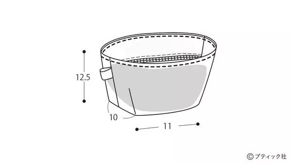 「毎日使いたい！「大容量の便利なポーチ」作り方」の画像