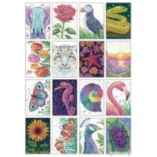 「丸シールで完成させる ドットシールパズル」（本の紹介）