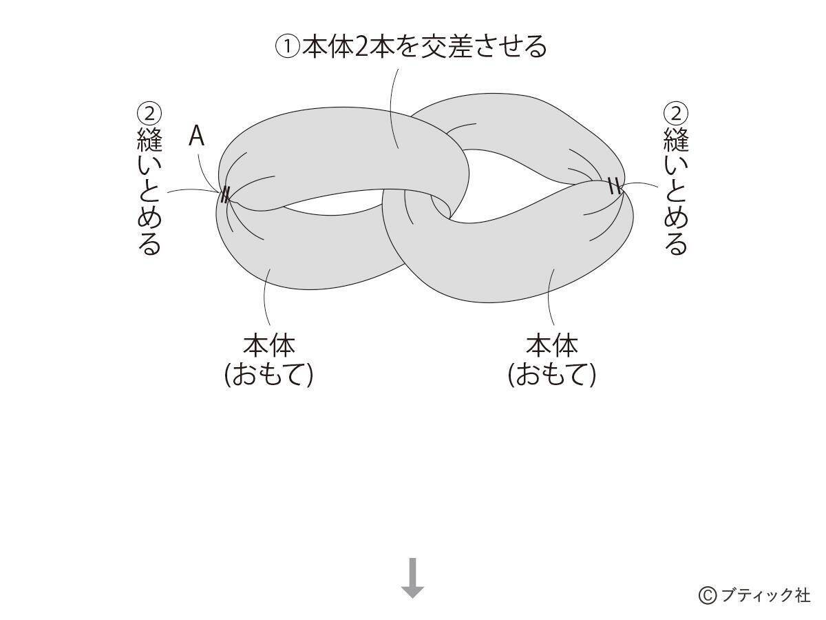 モード感が魅力！「ファブリックチェーンスカーフ」の作り方
