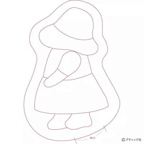 「「おめかしスーのミニクッション」の作り方」の画像