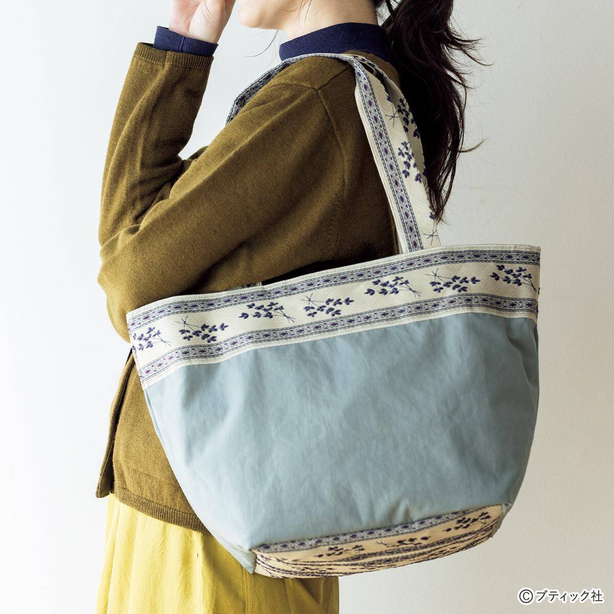 「畳へりファスナートート」の作り方