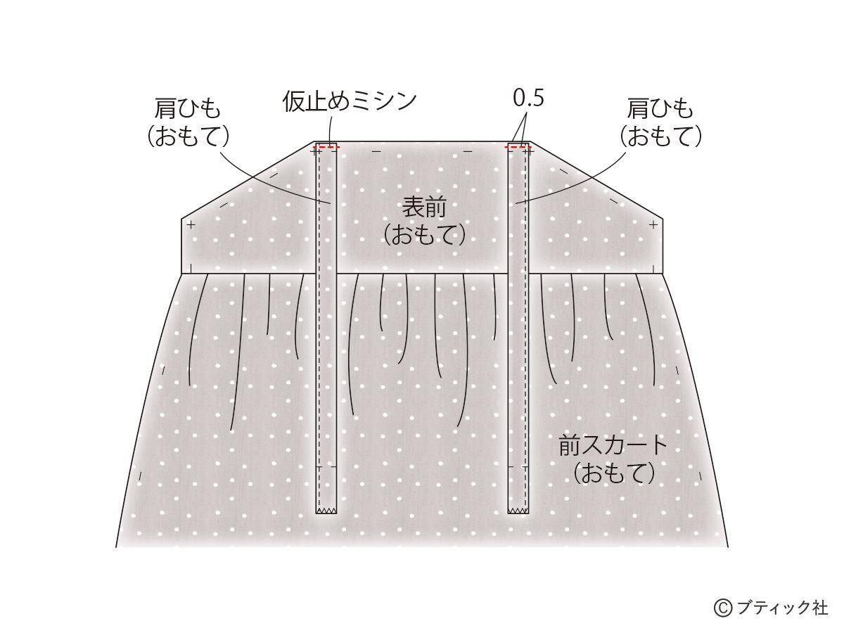 「ガーリーなビスチェ&ワンピース」の作り方