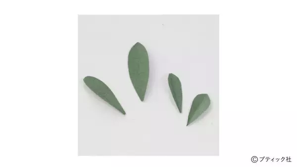 「ペーパークイリング「オリーブ」の作り方」の画像