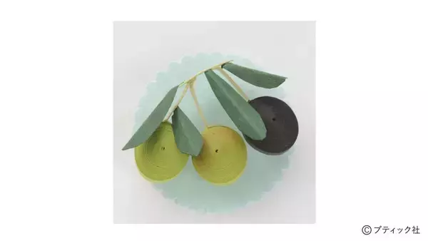 「ペーパークイリング「オリーブ」の作り方」の画像