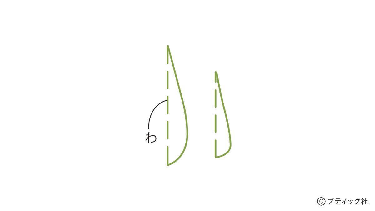 ペーパークイリング「オリーブ」の作り方