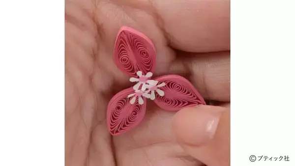 「ペーパークイリング「ブーゲンビリア」の作り方」の画像