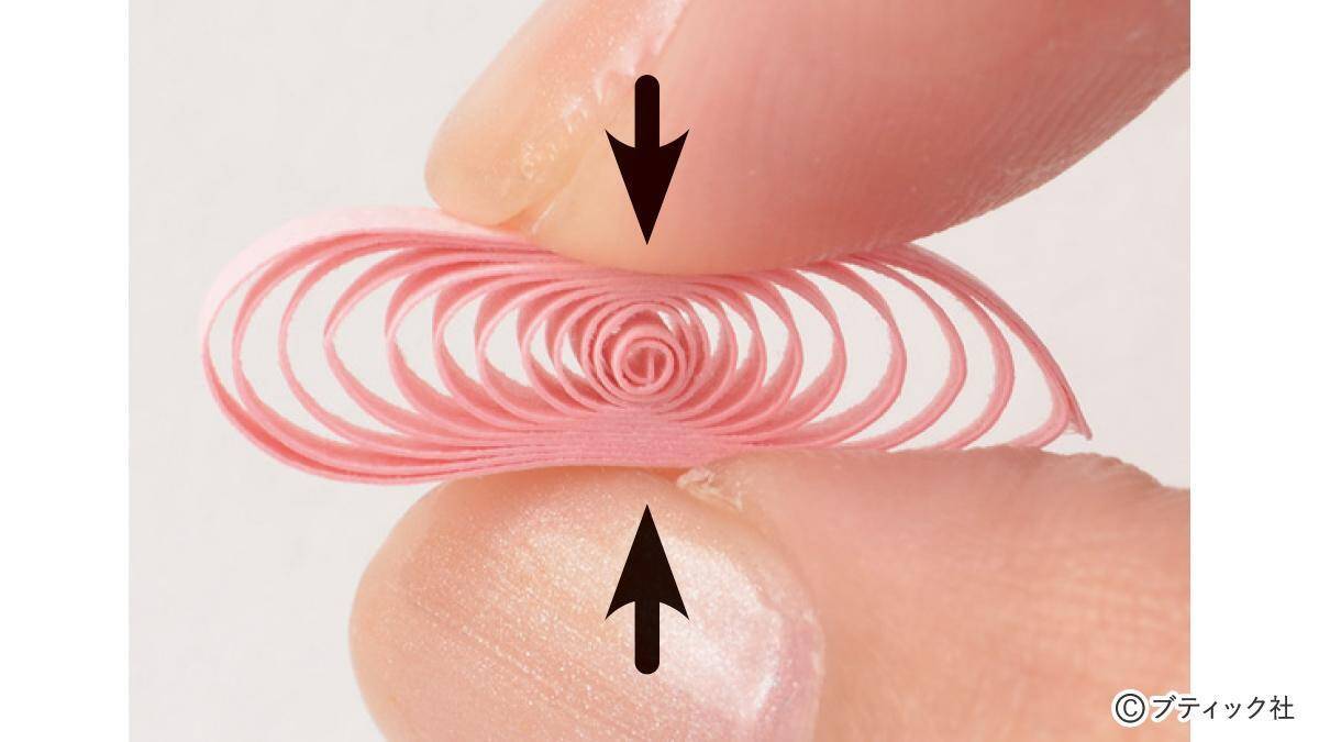 ペーパークイリング「ブーゲンビリア」の作り方