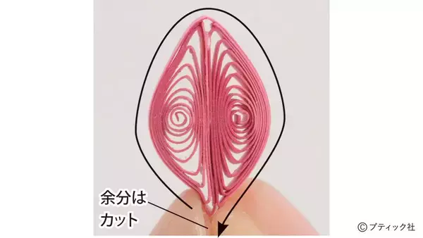 「ペーパークイリング「ブーゲンビリア」の作り方」の画像