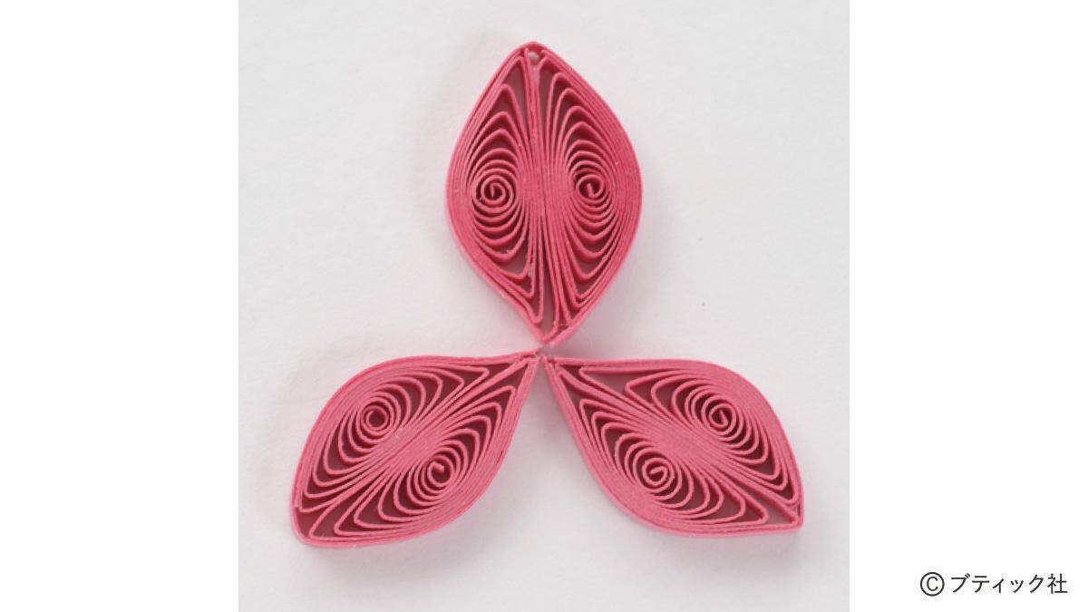 ペーパークイリング「ブーゲンビリア」の作り方