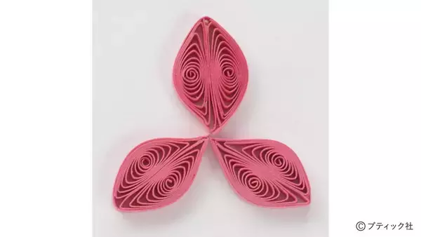 「ペーパークイリング「ブーゲンビリア」の作り方」の画像