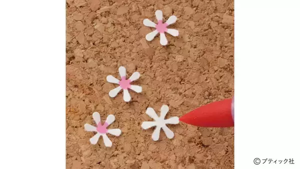 「ペーパークイリング「ブーゲンビリア」の作り方」の画像