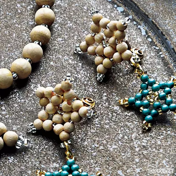 「冬空のきらめきセット イヤリング」の作り方