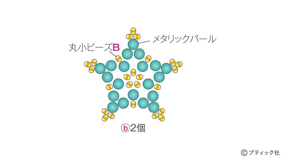 「冬空のきらめきセット イヤリング」の作り方