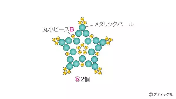 「「冬空のきらめきセット イヤリング」の作り方」の画像