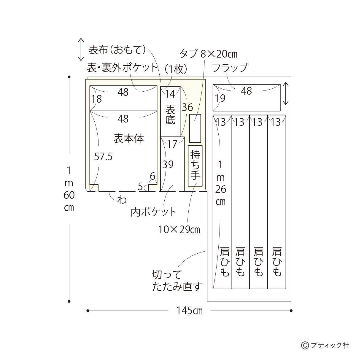 真っ白でおしゃれ！「ファスナー付きナップサック」の作り方