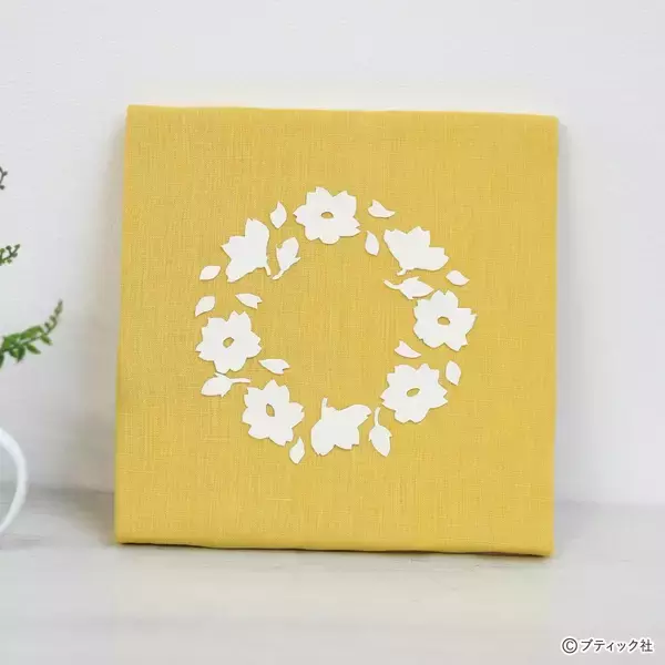 お部屋を明るく彩る「アネモネのファブリックパネル」作り方