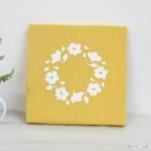 お部屋を明るく彩る「アネモネのファブリックパネル」作り方