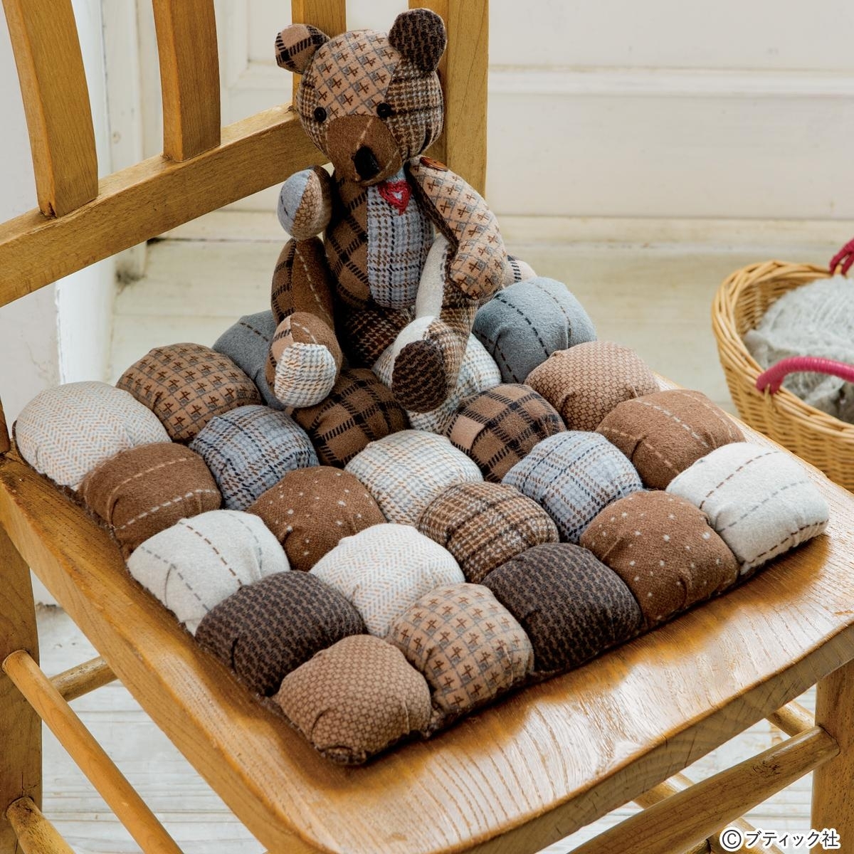 フランネル素材シートクッションの作り方