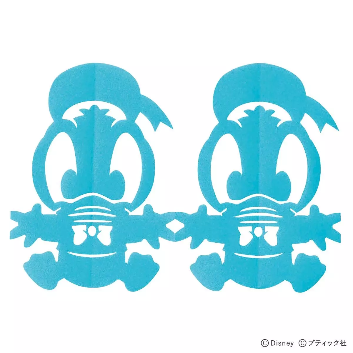 切り紙で作るベビードナルド