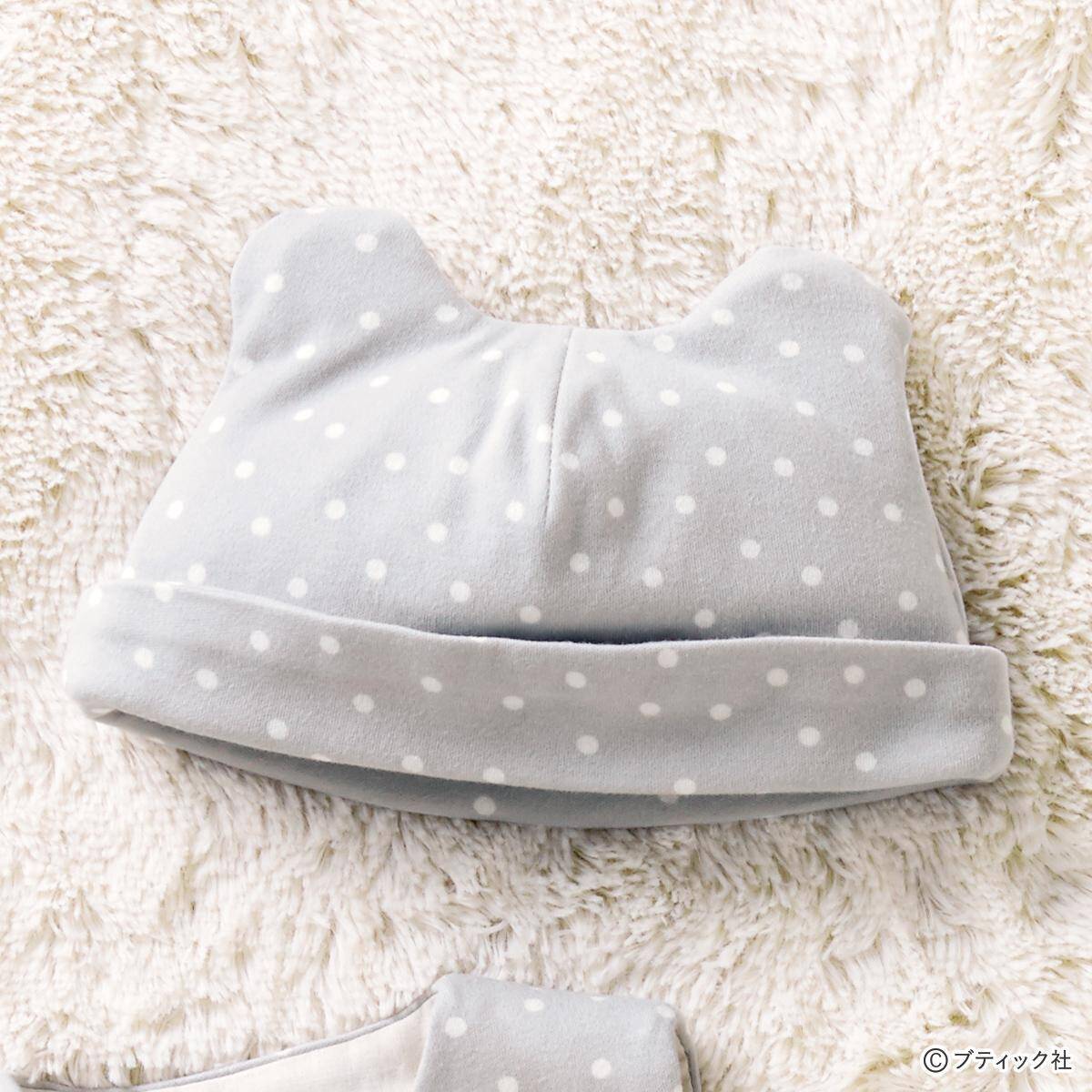 ちょこんと付いた耳がキュート 赤ちゃん用キャップ の作り方 21年6月19日 エキサイトニュース