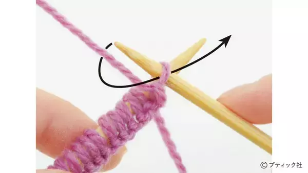 「「1目ゴム編みのハンドウォーマー」の編み方」の画像