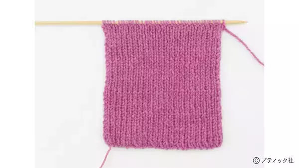 「「1目ゴム編みのハンドウォーマー」の編み方」の画像