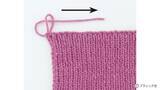 「「1目ゴム編みのハンドウォーマー」の編み方」の画像33