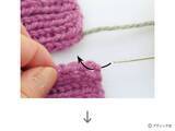 「「1目ゴム編みのハンドウォーマー」の編み方」の画像35