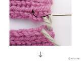 「「1目ゴム編みのハンドウォーマー」の編み方」の画像41