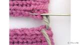「「1目ゴム編みのハンドウォーマー」の編み方」の画像42