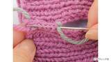 「「1目ゴム編みのハンドウォーマー」の編み方」の画像47