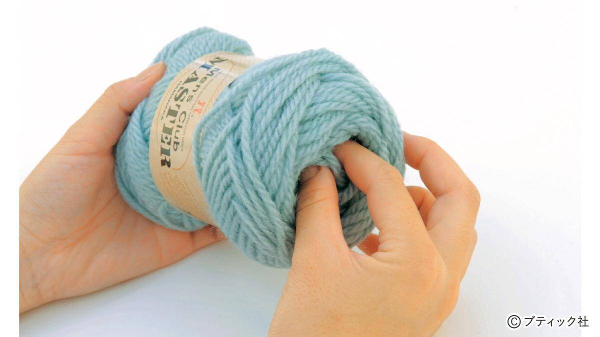 「1目ゴム編みのハンドウォーマー」の編み方