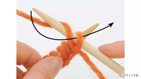 「「1目ゴム編みのハンドウォーマー」の編み方」の画像