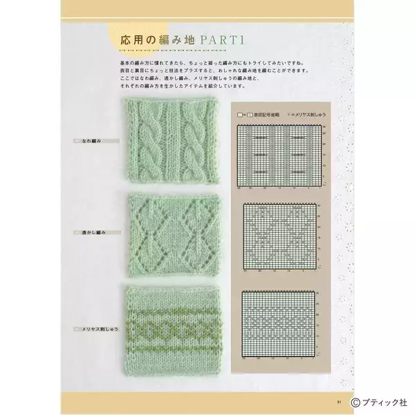 「「1目ゴム編みのハンドウォーマー」の編み方」の画像