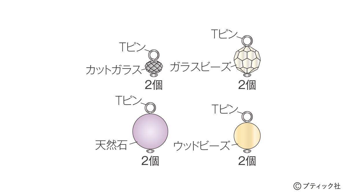 「シェルリーフのブレスレット」の作り方