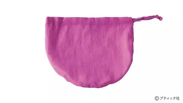 「「リバーシブル巾着ポーチ」の作り方」の画像