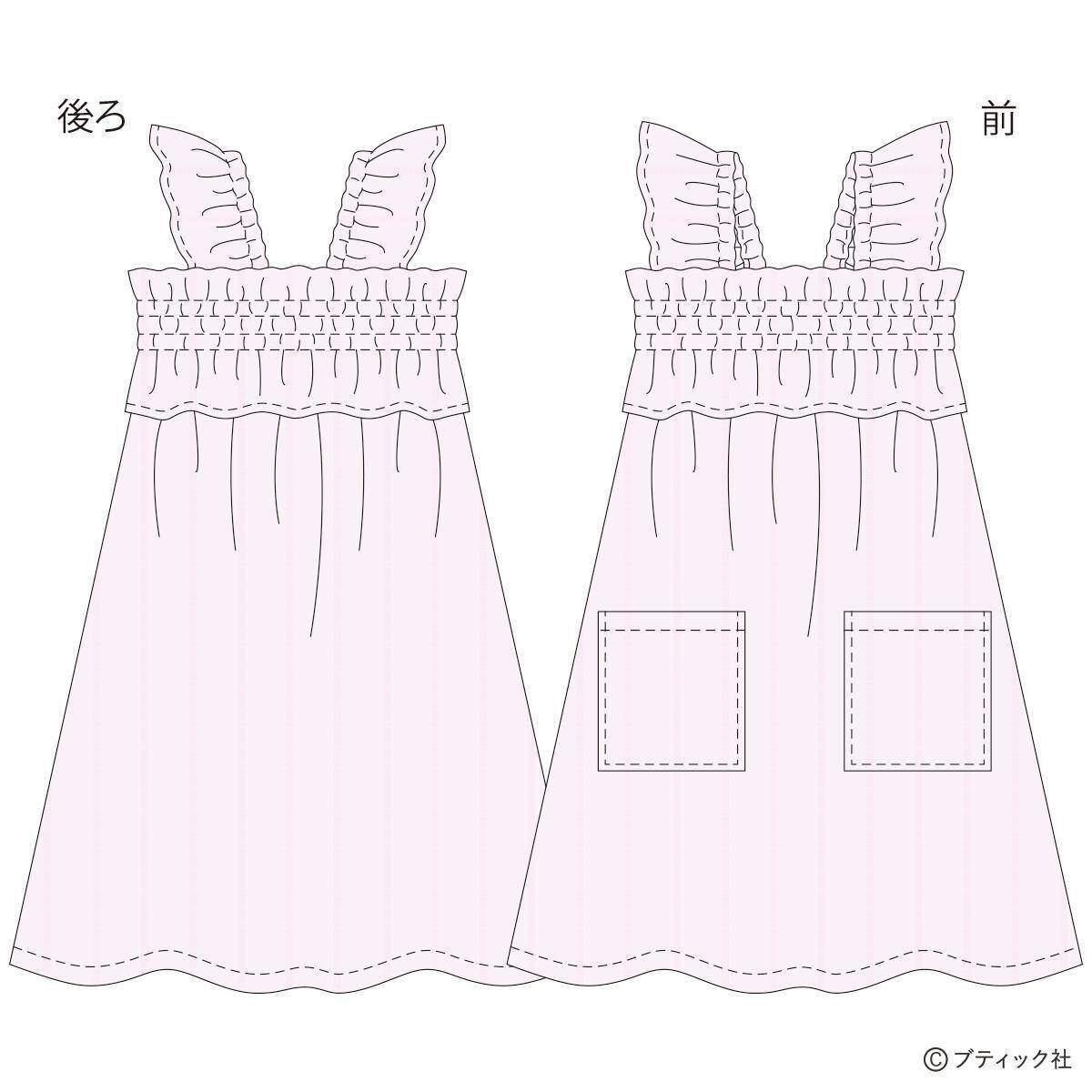 夏に人気のデザイン！「子供のフリルワンピース」の作り方