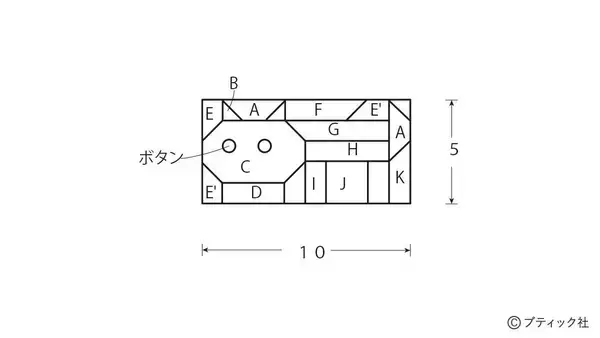 「パッチワークキルト「ネコ好きのあの人に」の作り方」の画像