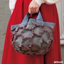 「ウールのリメイクバッグ」の作り方