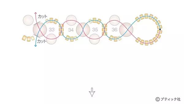 「「ドレッシーパールのスマホストラップ」の作り方」の画像