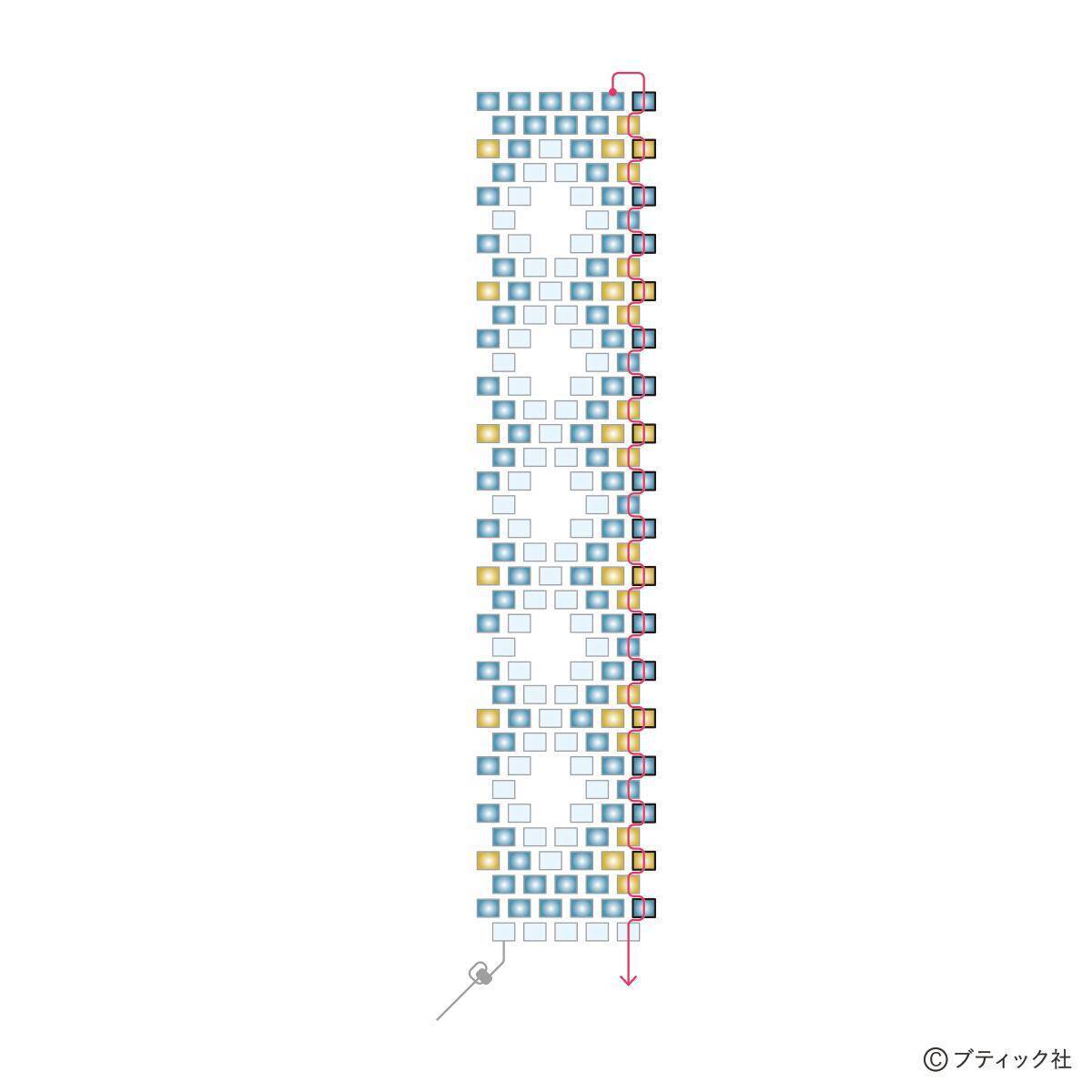「Cylinder エスニックな細い筒のネックレスの作り方