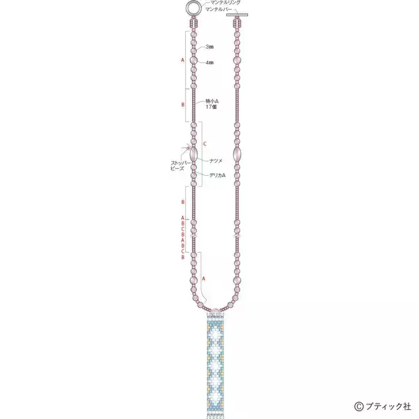 「「Cylinder エスニックな細い筒のネックレスの作り方」の画像