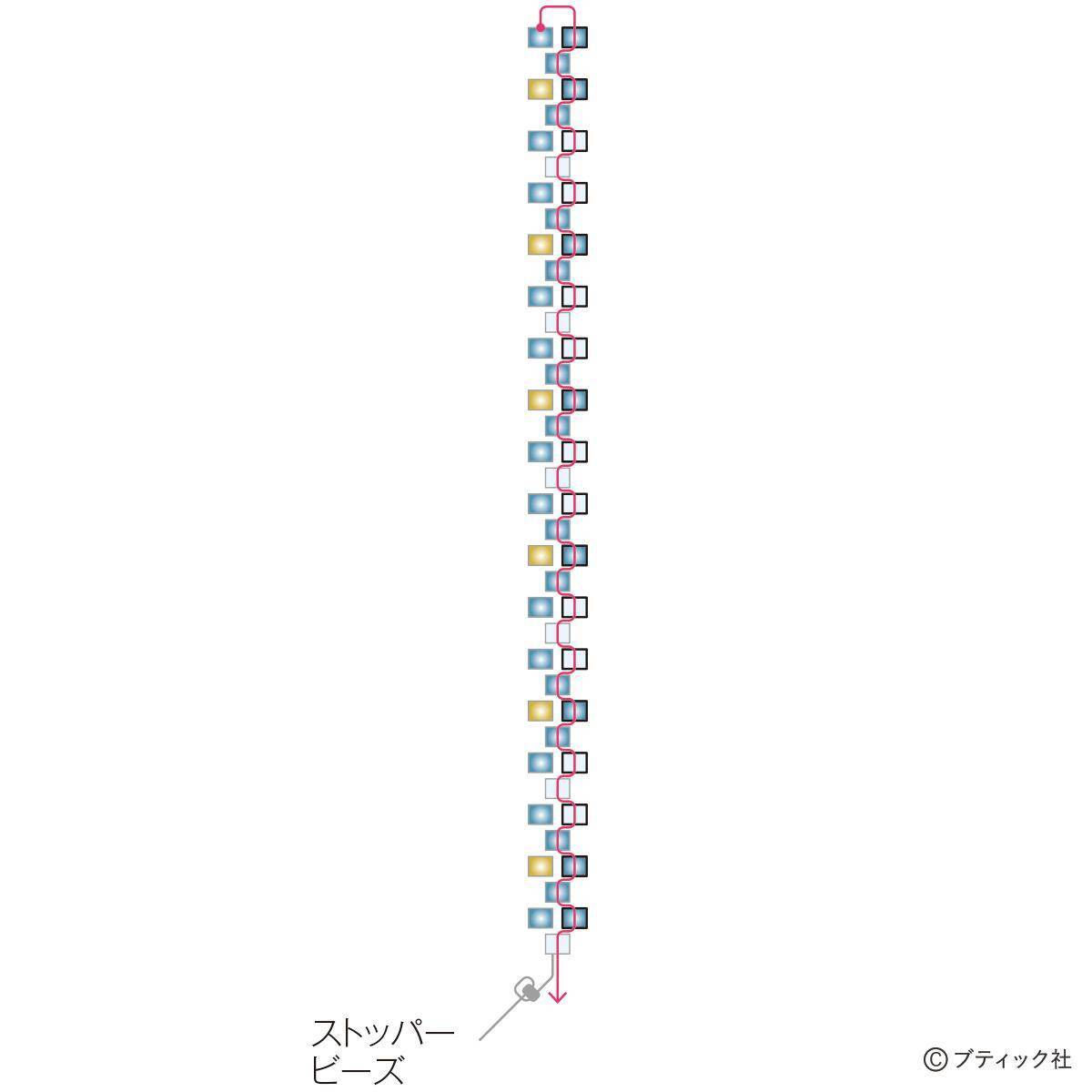 「Cylinder エスニックな細い筒のネックレスの作り方